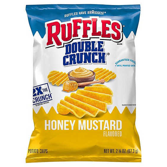 Ruffles Potato Chips Double Crunch Honey Mustard - 2.375 Oz