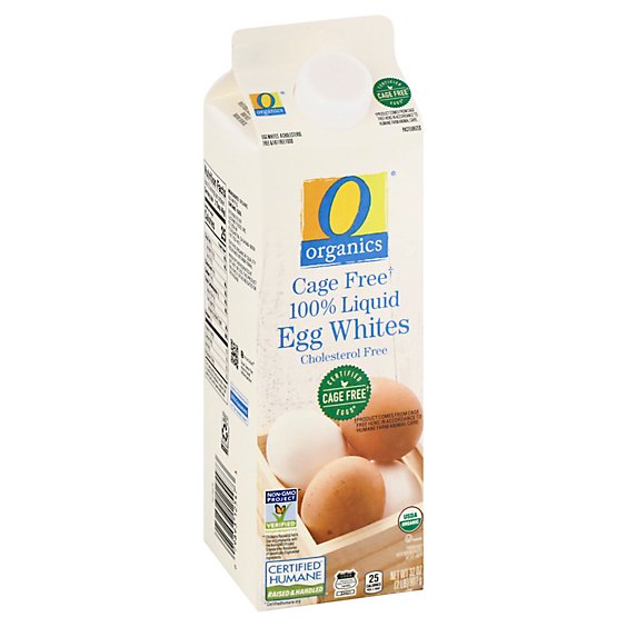 O Organics 100% Liquid Egg Whites Cage Free - 32 OZ