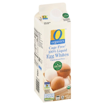 O Organics 100% Liquid Egg Whites Cage Free - 32 OZ