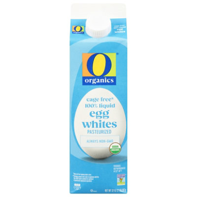 O Organics 100% Liquid Egg Whites Cage Free - 32 OZ