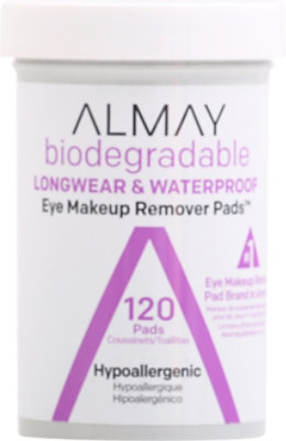 Almay Biodegradable Longwear & Waterproof Eye Makeup Remover Pads - 120 Count - Image 2