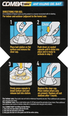 Combat Max Ant Killing Gel Bait 5/20g - .705 OZ - Image 4