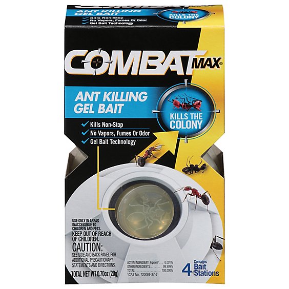 Combat Max Ant Killing Gel Bait 5/20g - .705 OZ