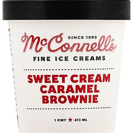 Mcconnells Ice Cream Brwnie Swt Crm Crml - 1 PT - Image 1