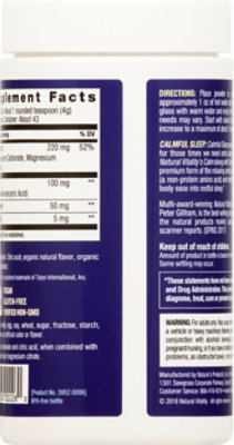 Natural Vitality Calm Specifics Dietary Supplement Calmful Sleep Mixed Berry - 6 Oz - Image 4
