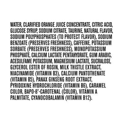 Rockstar Recovery Energy Drink Orange Can 4 Pack - 64 FZ - Image 5