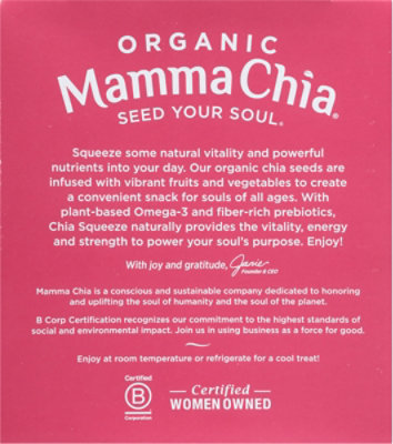 Mamma Chia Strawberry Lemonade Squeeze - 4-3.5 OZ - Image 5