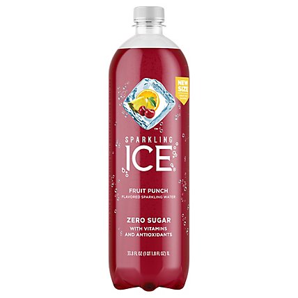 Sparkling Ice Fruit Punch With Antioxidants And Vitamins Zero Sugar 1l - 33.8 FZ - Image 3