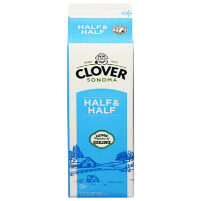 Clover Sonoma Half & Half 1 Quart - 32 Oz - Image 1