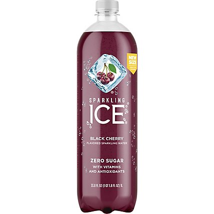Sparkling Ice Black Cherry With Antioxidants And Vitamins Zero Sugar - 33.8 FZ - Image 2