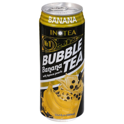 Inotea Banana Bubble Tea Can - 16.6 OZ - Image 3