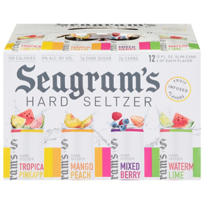 Seagrams Hard Seltzer Variety 12pk Cans - 12-12 FZ - Image 3