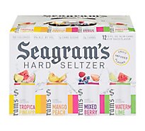 Seagrams Hard Seltzer Variety 12pk Cans - 12-12 FZ