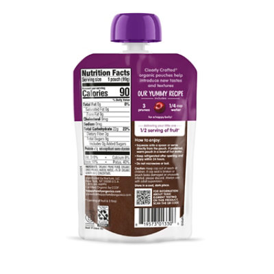 Happy Baby Organics Stage 1 Prunes Pouch - 3.5 Oz - Image 2