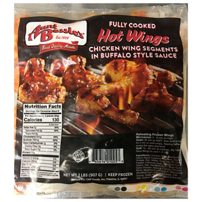 Aunt Bessies Fully Cooked Chicken Hot Wings - 32 OZ - Image 1
