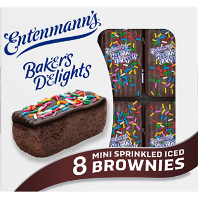 Entenmann's Minis Sprinkled Iced Brownies - 17 Oz - Image 1