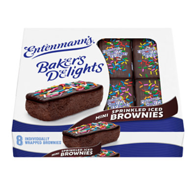 Entenmann's Minis Sprinkled Iced Brownies - 17 Oz - Image 2