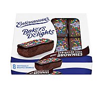 Entenmann's Minis Sprinkled Iced Brownies - 17 Oz