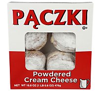 Powdered Cream Cheese Paczkis 4 Count - 4 OZ