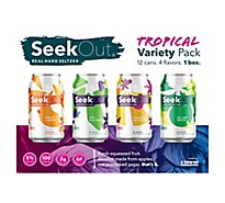 SeekOut Hard Seltzer Tropical Variety Pack In Cans - 12-12 Fl. Oz.