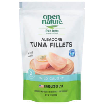 Open Nature Albacore Tuna Fillet - 12 OZ