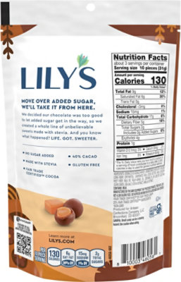 Lilys Sweets Caramels Milk Chocolate - 3.5 OZ - Image 6