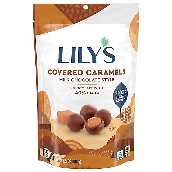Lilys Sweets Caramels Milk Chocolate - 3.5 OZ
