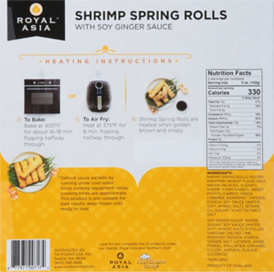 Shrimp Spring Rolls With Sauce - 10 OZ - Image 6