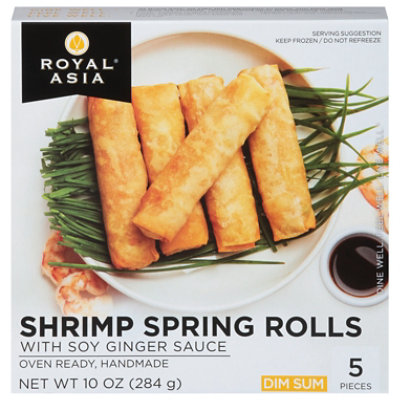 Shrimp Spring Rolls With Sauce - 10 OZ - Image 2