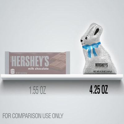 Hersheys Solid Milk Chocolate Easter Candy Bunny - 4.25 Oz - Image 5