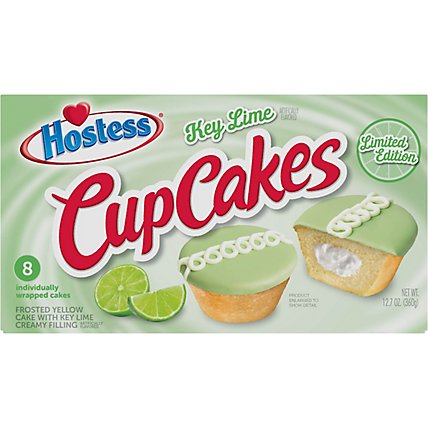 Hostess Key Lime Flavored Cup Cakes 8 Count - 12.7 Oz - Image 1