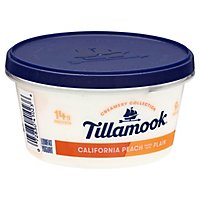 Tillamook Ca Peach & Plain Yogurt - 5.3 OZ - Image 1