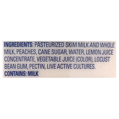 Tillamook Ca Peach & Plain Yogurt - 5.3 OZ - Image 5