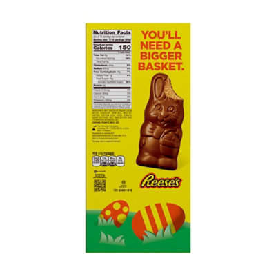 Reeses Bunny Milk Chocolate Peanut Butter Easter Candy Gift Box - 1 Lb. - Image 2