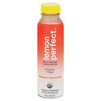 Lemon Perfect Water Strwbry Psnfrt Orgnc - 12 FZ