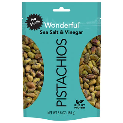 Wonderful Pistachios No Shells Sea Salt Vinegar - 5.5 Oz - Image 1