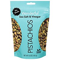 Wonderful Pistachios No Shells Sea Salt Vinegar - 5.5 Oz - Image 1