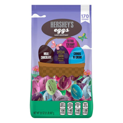 Hshy Astd Candy Eggs Gusset - 32 OZ