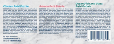 Blue Tastefuls Natural Pate Salmon Chicken Ocean Fish&Tuna Entree Wet Cat Food Variety - 12-3 Oz - Image 4