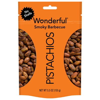 Wonderful Pistachios No Shells BBQ Pistachios Resealable - 5.5 Oz - Image 1