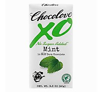 Chocolove Bar Xo Dark Chocolate Mint - 3.2 OZ