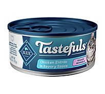 Blue Buffalo Tastefuls Adult Cat Food Chicken In Gravy - 5.5 OZ