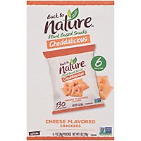Back To Nature Cracker Cheddar 6pk - 6 OZ - Image 2