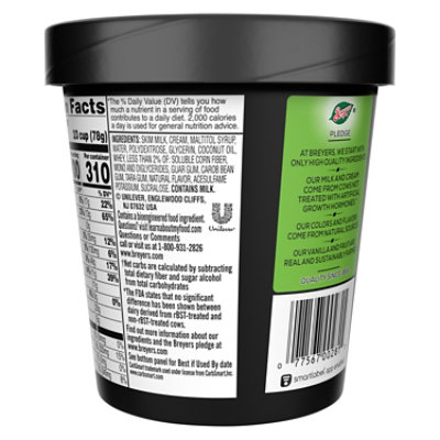 Breyers Ice Cream Vanilla Carb Smart - 1 PT - Image 6