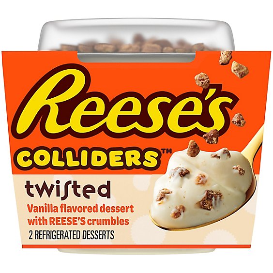 COLLIDERS Twisted Reeses Refrigerated Dessert Pack - 2 Count
