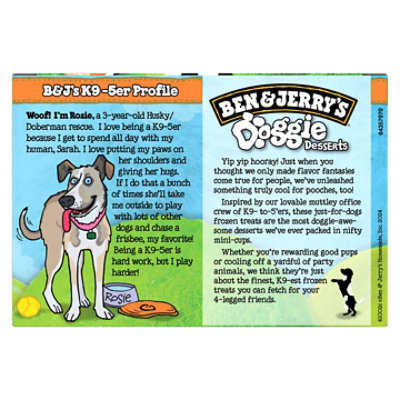 Ben & Jerry's Rosies Batch Frozen Dog Treat - 4 Count - Image 6