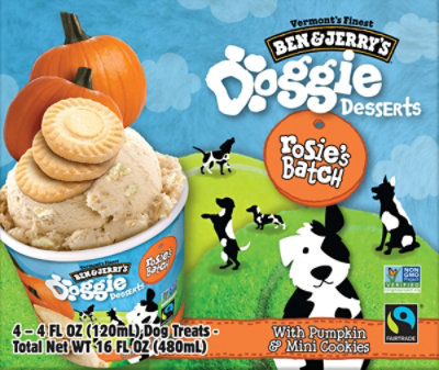 Ben & Jerry's Rosies Batch Frozen Dog Treat - 4 Count - Image 2