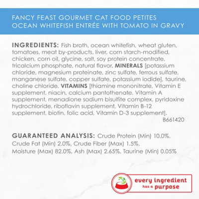 Fancy Feast Petites Ocean Whitefish In Gravy Wet Cat Food - 2.8 Oz - Image 5