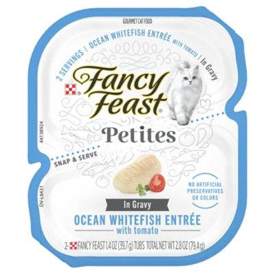 Fancy Feast Petites Ocean Whitefish In Gravy Wet Cat Food - 2.8 Oz