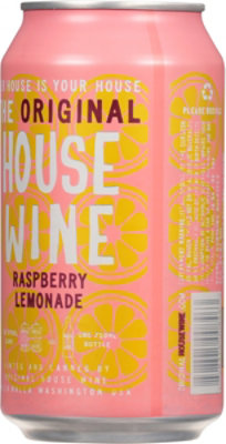 House Wine Raspberry Lemonade Can Can - 375 ML - Image 4